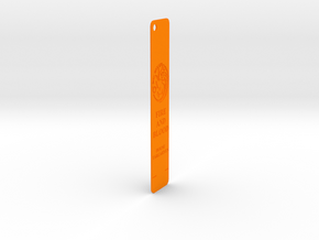 Targaryen Bookmark in Orange Processed Versatile Plastic: Medium