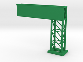 Pylon for signage - small version in Green Processed Versatile Plastic