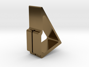 Affinity Stand | iPhone Holder & Charger in Polished Bronze