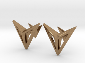 ARROWNAUT Cufflinks. Sharp Chic for Him. in Natural Brass