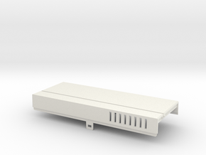 Amiga 1000 Front Expansion Cover in White Natural Versatile Plastic