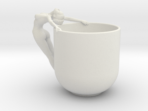 Sexy Cup in 15cm or 12cm in White Natural Versatile Plastic: Medium