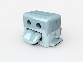 Toaster in White Natural Versatile Plastic