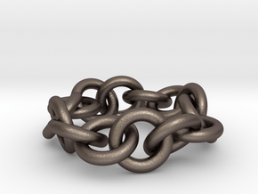 Chain in Polished Bronzed Silver Steel