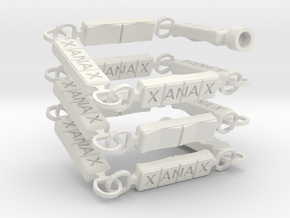 Xanny Necklace in White Natural Versatile Plastic