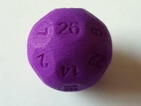 D26 Sphere Dice for Impact! Miniatures in Purple Processed Versatile Plastic