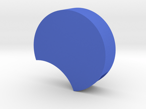 Circleright (Blue) in Blue Processed Versatile Plastic