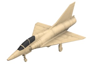020H Mirage IIID 1/200 in Tan Fine Detail Plastic