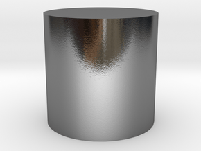 Thinking Cylinder in Polished Silver: Extra Large