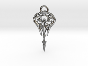 Lindzei Pendant in Fine Detail Polished Silver