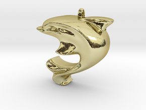 Dolphin in 18k Gold