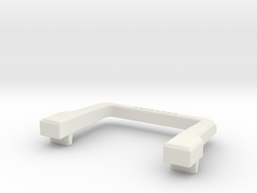 Soft bull bar D90 Gelande 1:18 in White Natural Versatile Plastic