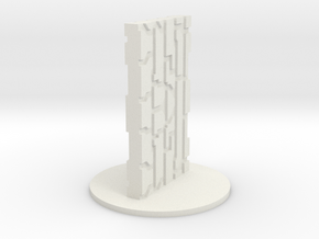 Monolith in White Natural Versatile Plastic