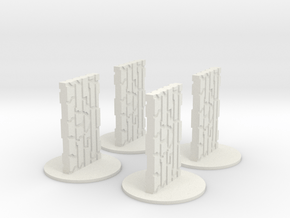 Monoliths in White Natural Versatile Plastic