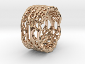 seafan ring in 14k Rose Gold Plated Brass