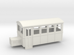TTn3 4 wheeled railbus version 2  in White Natural Versatile Plastic