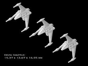 (Armada) 3x Delta Shuttle in Tan Fine Detail Plastic