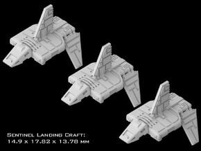 (Armada) 3x Sentinel Landing Craft in Tan Fine Detail Plastic