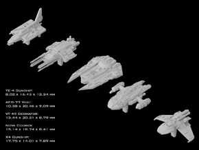 (Armada) Galaxies Gunships in Tan Fine Detail Plastic