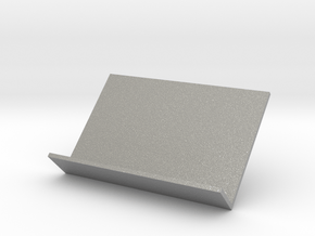 Business Card Stand V2 (card size 8,5x5,5 cm) in Aluminum