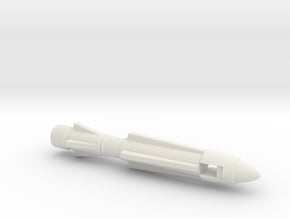 Switchblade Bomb in White Natural Versatile Plastic