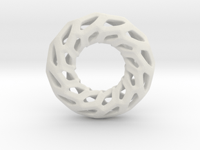 DRAGON, Omega Pendant. Solid Structure. Perfect Co in White Natural Versatile Plastic