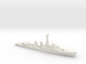 Tribal-class frigate, 1/1800 in White Natural Versatile Plastic