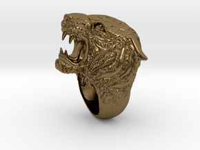 Tiger Ring s 7.5 in Natural Bronze: 7.5 / 55.5