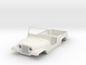 jeep cj8 scramble 1/9 scale in White Natural Versatile Plastic