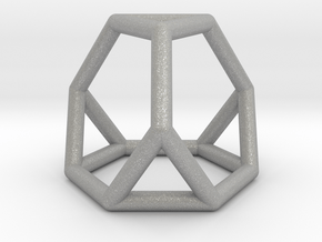 0267 Truncated Tetrahedron E (a=1cm) #001 in Aluminum