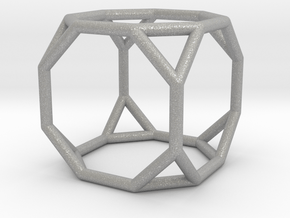 0271 Truncated Cube E (a=1cm) #001 in Aluminum
