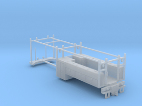4 Door 2 Axle Construction Bed Full Cabinets (FUD) in Tan Fine Detail Plastic