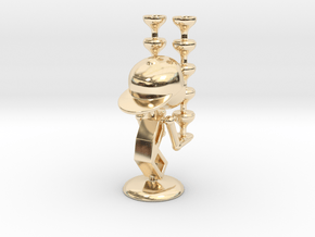 LaLa "Balancing Wine Glass" - DeskToys in 14k Gold Plated Brass