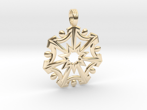 SEVEN SISTERS OF LIGHT in 14k Gold Plated Brass