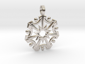 SEVEN SISTERS OF LIGHT in Rhodium Plated Brass