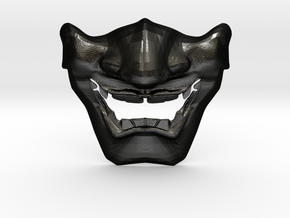 SamuraI Mask V1 Style  in Matte Black Steel