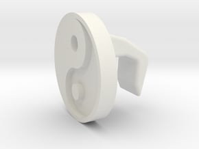 iMac (Intel 21.5/27") Camera Cover - Yin Yang in White Natural Versatile Plastic