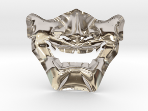 Samurai Mask High Quality in Platinum