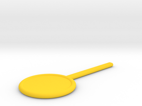 DIY Lollipop Paddle Trick in Yellow Processed Versatile Plastic
