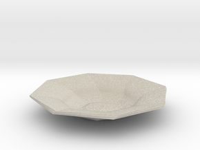 Sharp edges plate in Natural Sandstone