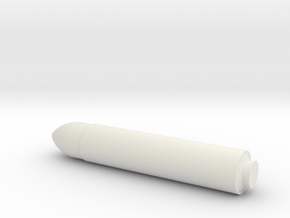 1/144 Scale UGM-73 Poseidon C3 SLBM in White Natural Versatile Plastic