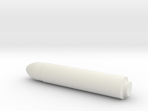 1/144 Scale UGM-96 Trident I C4 SLBM in White Natural Versatile Plastic