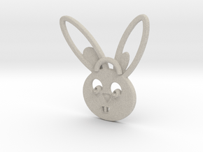 Rabbit pendant in Natural Sandstone