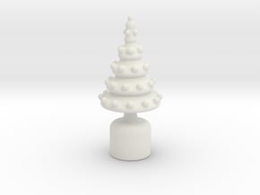 Christmas Ornament For Cork Stopper in White Natural Versatile Plastic