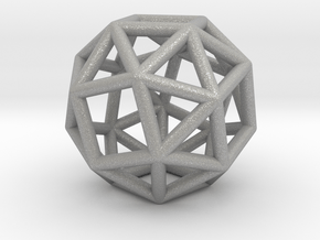 0273 Snub Cube E (a=1cm) #001 in Aluminum