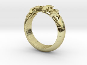 Ring explosion.  in 18k Gold Plated Brass