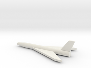 Northrop XSSM-A-5 Missile Early Concept in White Natural Versatile Plastic