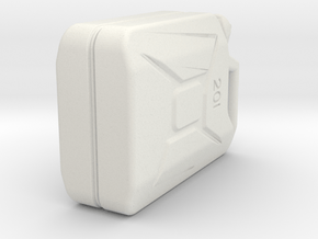 Jerry Can 20l in White Natural Versatile Plastic