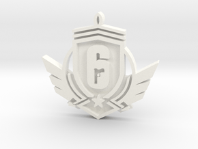 Rainbow Six SIege - Diamond in White Processed Versatile Plastic