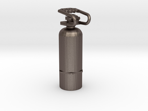 1/10 Scale Air Tank  in Polished Bronzed Silver Steel